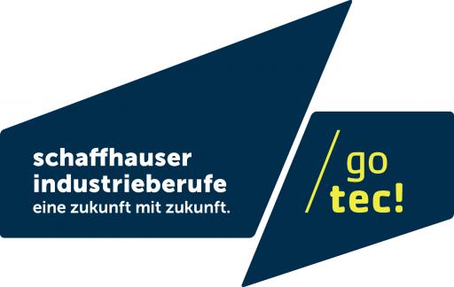 Schriftzug; Schaffhauser Industriebetriebe, go tec!