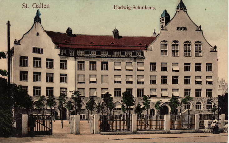 Hochschulgebäude Hadwig (1907) Bildquelle: Stadtarchiv der Ortsbürgergemeinde St.Gallen