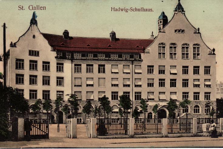 Hochschulgebäude Hadwig (1907) Bildquelle: Stadtarchiv der Ortsbürgergemeinde St.Gallen