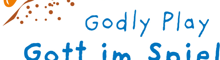 Überschrift «Godly Play» und Zeichnung eines Männchen auf einem Berg