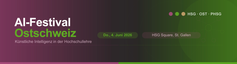 AI-Festival Ostschweiz – Donnerstag, 4. Juni 2026, 09:00–17:00 Uhr, HSG Square St. Gallen