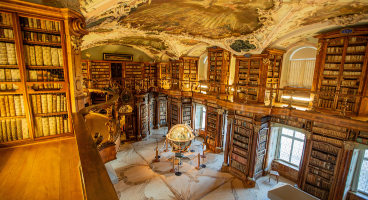 Baroksaal 4 Stiftsbibliothek