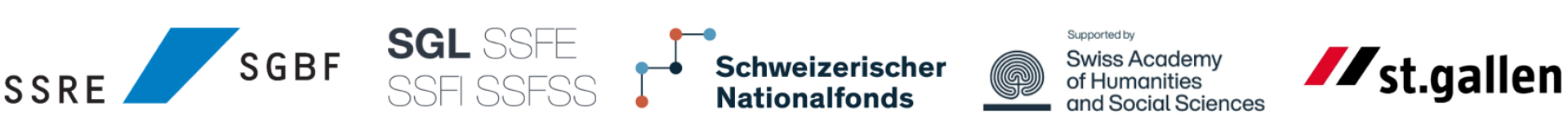 Partnerlogos: SGBF, SGL, SNF, SAGW, Stadt SG