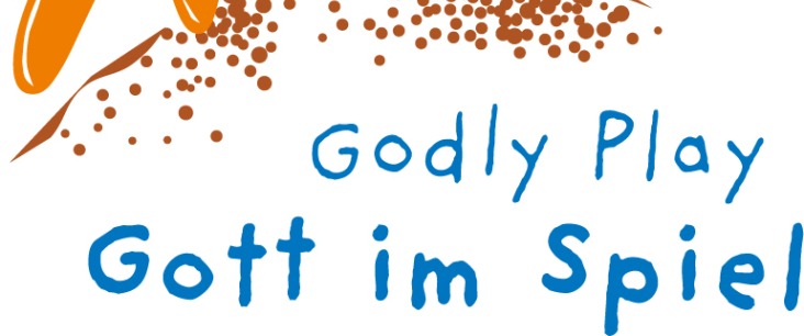 Überschrift «Godly Play» und Zeichnung eines Männchen auf einem Berg