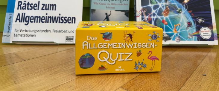 Vier Medien zum Allgemein- und Alltagswissen