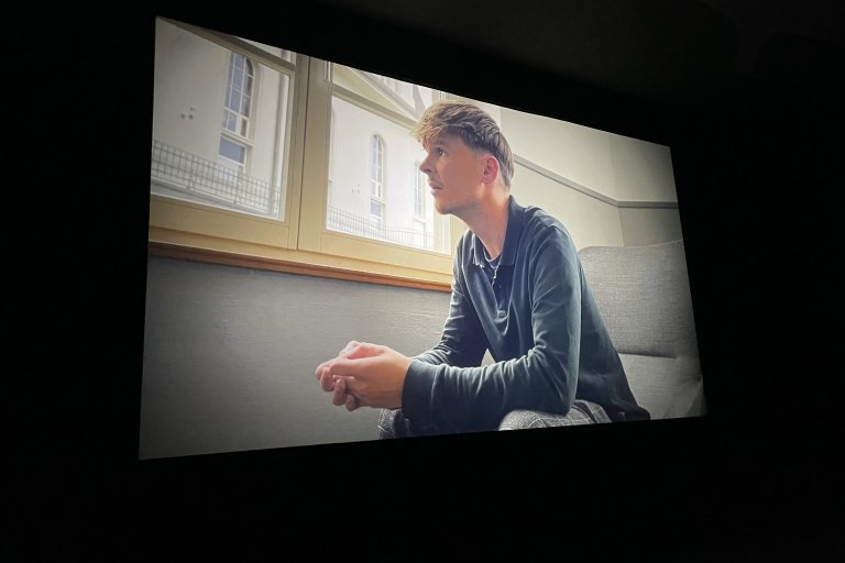 Ausschnitt aus einem Kinofilm