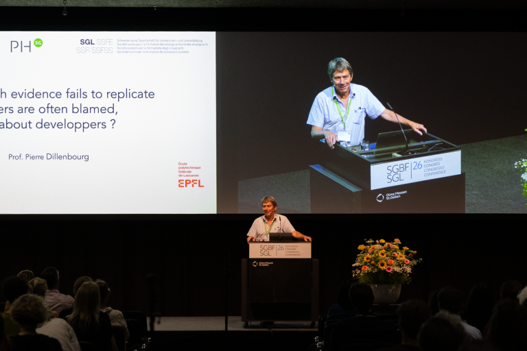 Pierre Dillenbourg präsentiert am SGBF-Kongress 2026