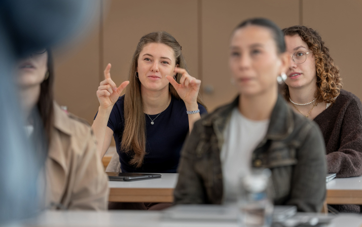 Studentin im Modul