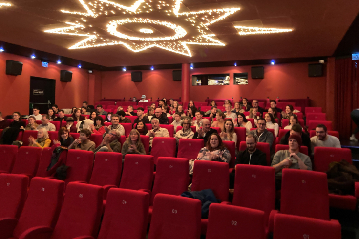 Publikum im Kinosaal