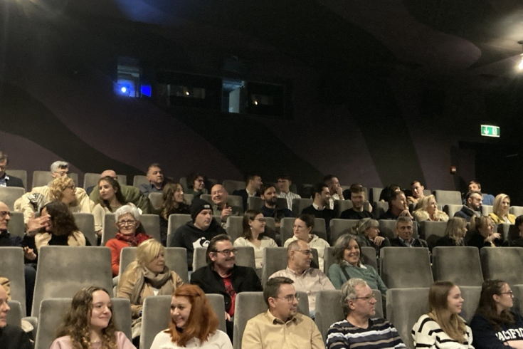 Kinosaal mit Zuschauern