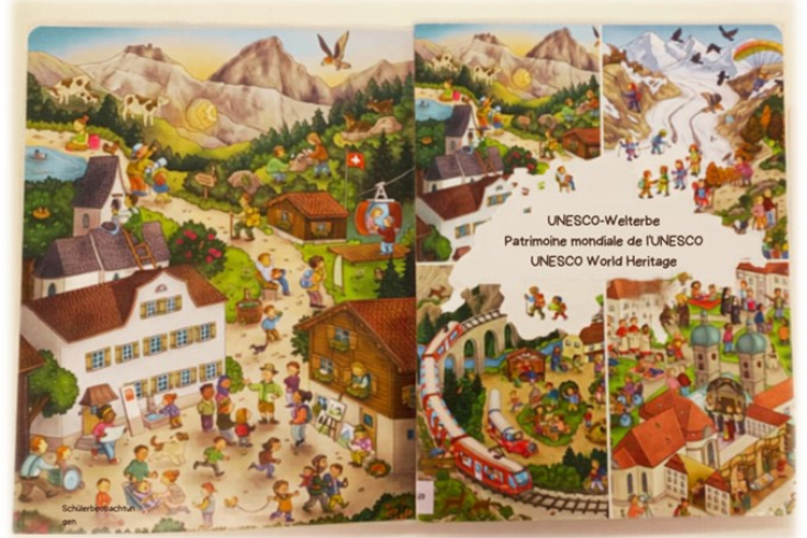 Wimmelbilderbuch UNESCO Welterbe Schweiz
