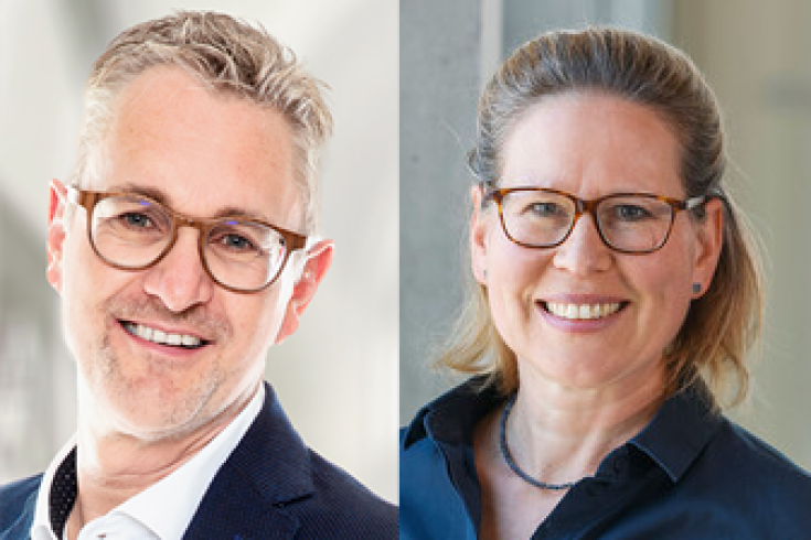 Matthias Vogel und Nicole Bischof, Leitende des CAS New Work in der Bildung des IDIB